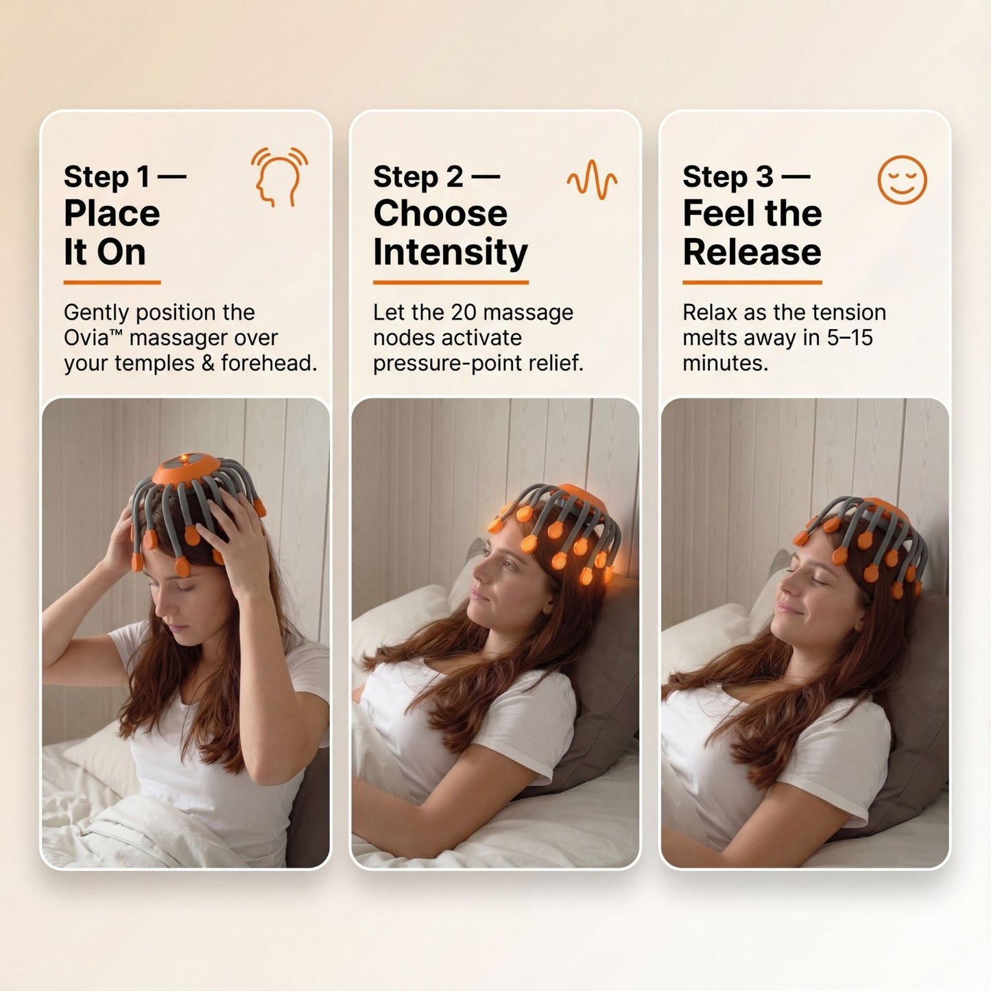 Ovia™ Head Massager for Migraine Relief