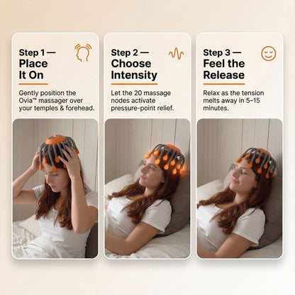 Ovia™ Head Massager for Migraine Relief