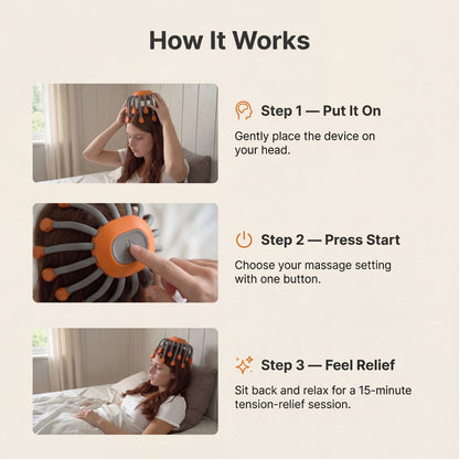 Ovia™ Head Massager for Migraine Relief
